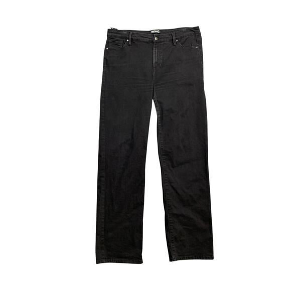 Buffalo David Bitton Jeans Womens 12 Black Alyssa High Rise Straight Stretch - Picture 1 of 11